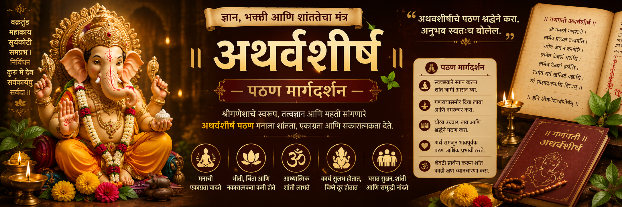 श्री गणेश अथर्वशीर्ष — पठण मार्गदर्शन cover