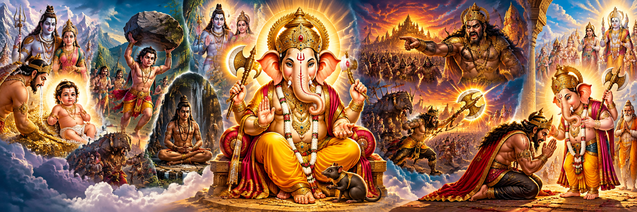 श्री गणेशाचा चवथा अवतार श्री गजानन अवतार cover