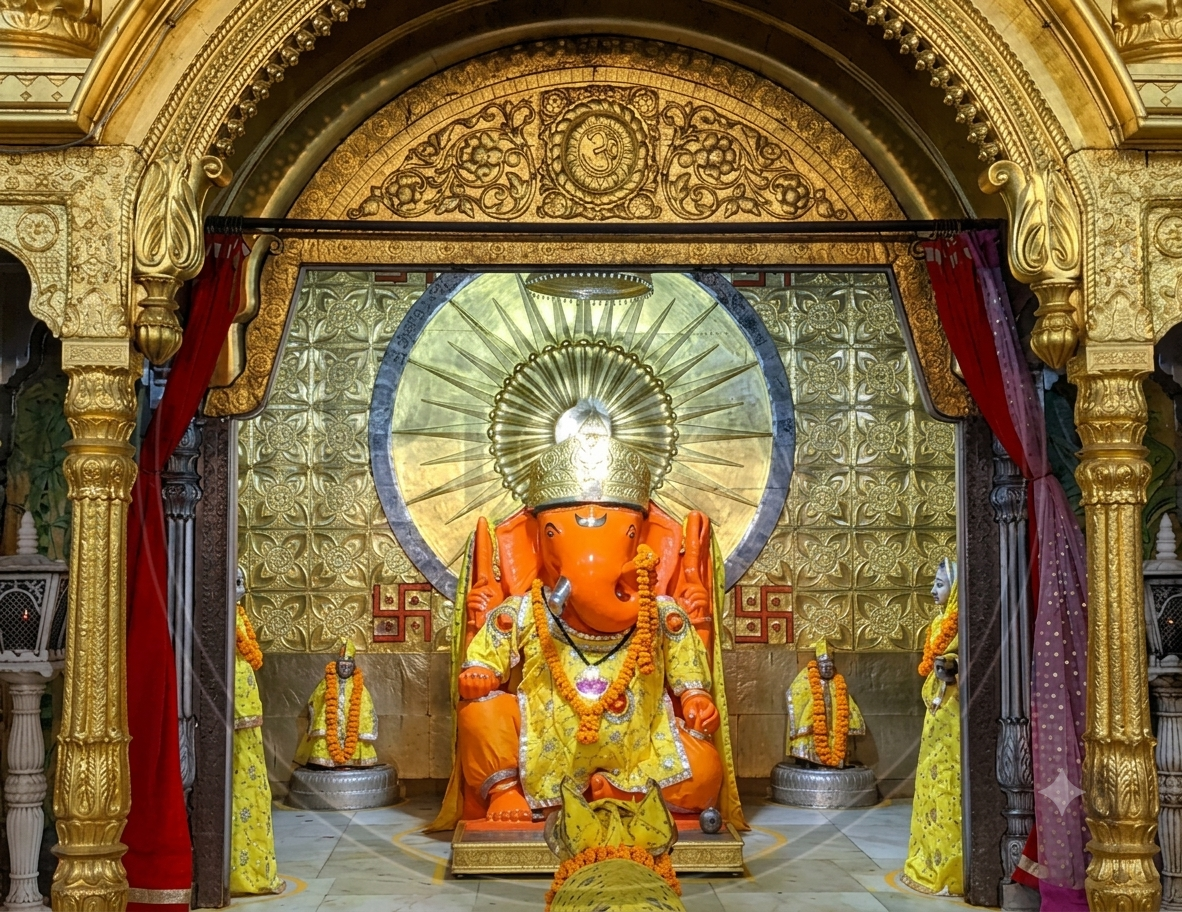 श्री मोती डूंगरी गणेशजी, जयपूर,राजस्थान मुखपृष्ठ छायाचित्र
