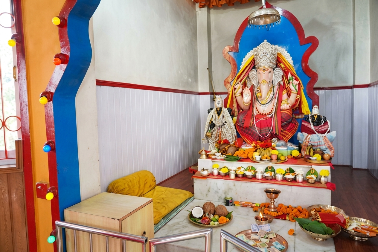 गणेश टोक — हिमालयाच्या कुशीत विराजमान गणराय सिक्कीम मुखपृष्ठ छायाचित्र